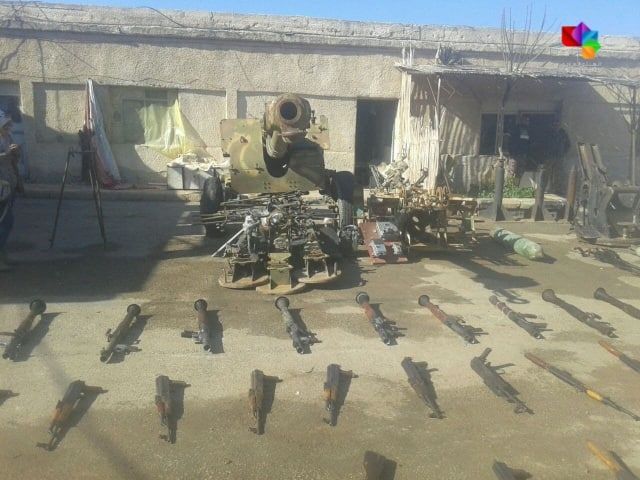 درعا: الجهات المختصة تضبط كمية من الأسلحة والذخائر كانت معدة للتهريب وأخرى خلال عمليات التمشيط 