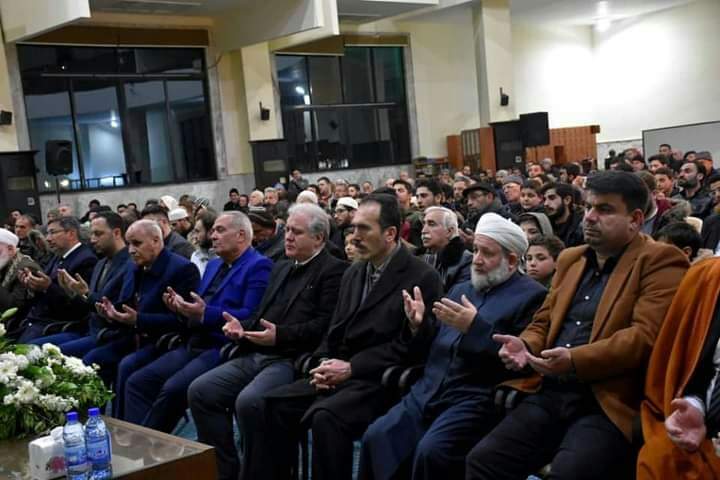 اوقاف حمص تقيم احتفالا دينيا بمناسبة ليلة النصف من شعبان 