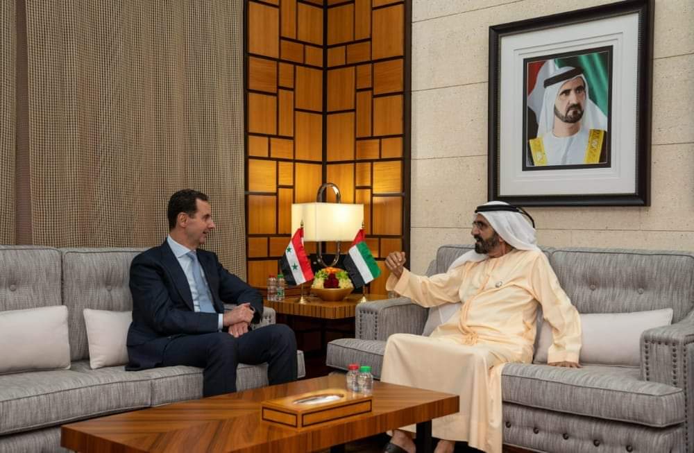 الرئيس الأسد يزور الإمارات 