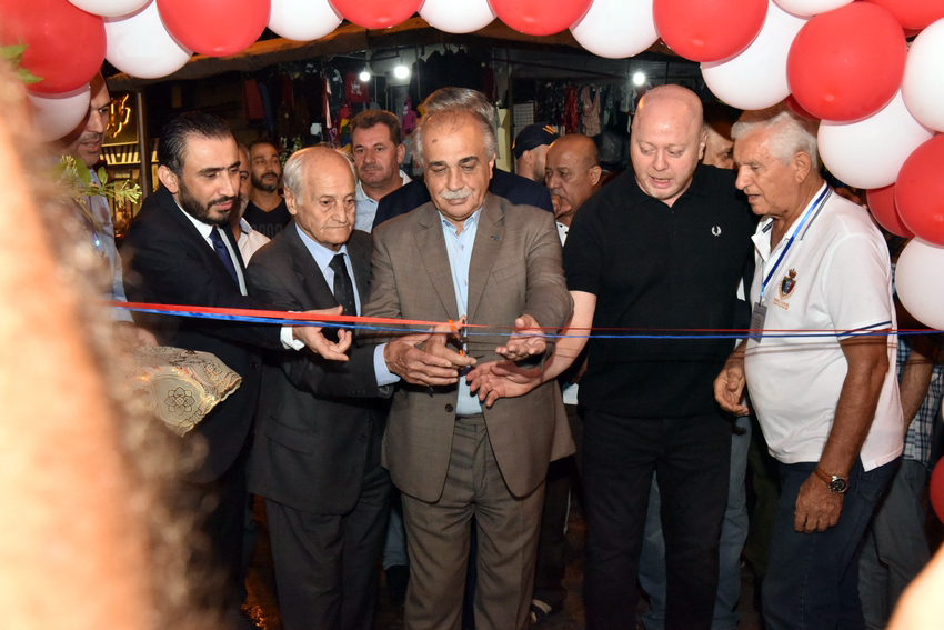 افتتاح مهرجان سوا منرجعها في ساحة الأندلس بحمص 