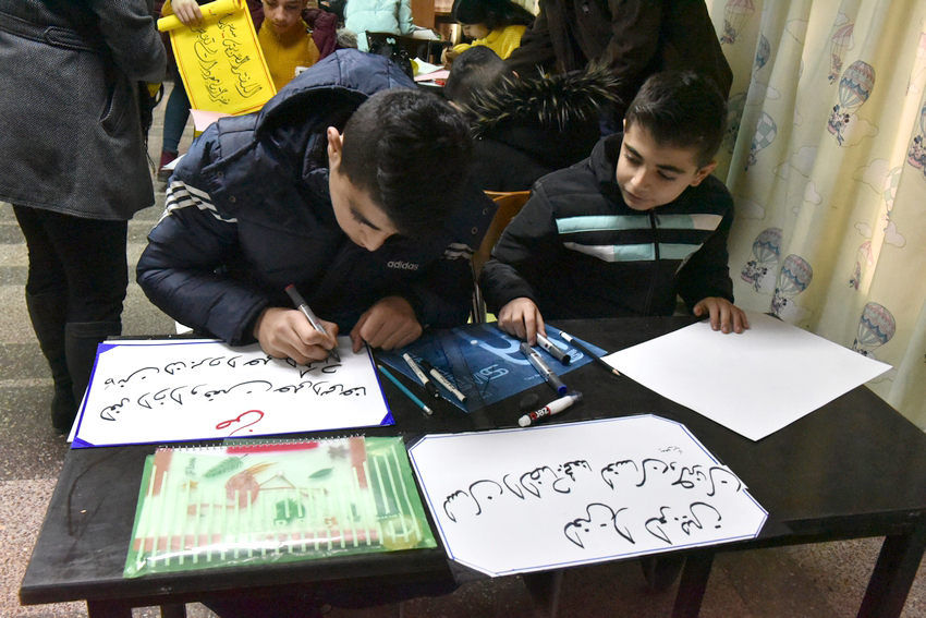 احتفالية باليوم الوطني للتشجيع على القراءة في قسم الطفل بثقافي حمص 