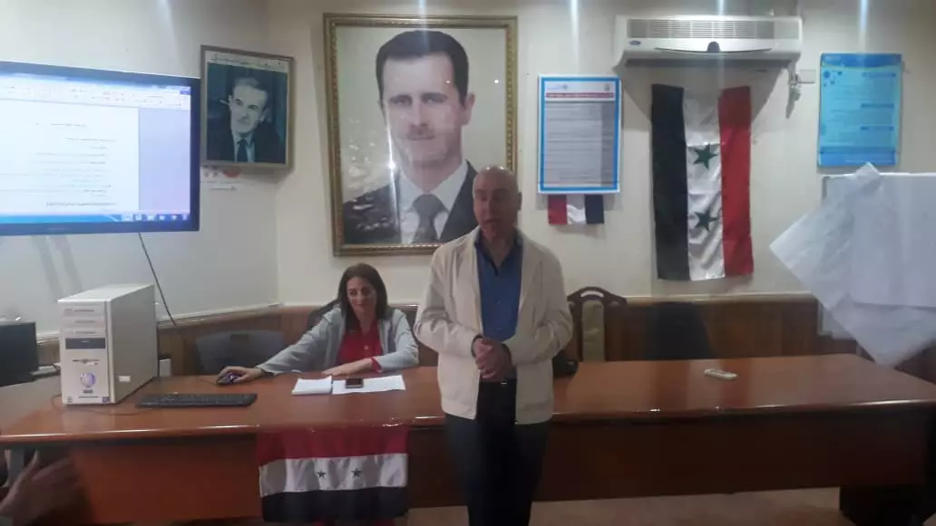 ندوة عن الحملة الوطنية للمتسربين عن اللقاح في مديرية صحة حمص 