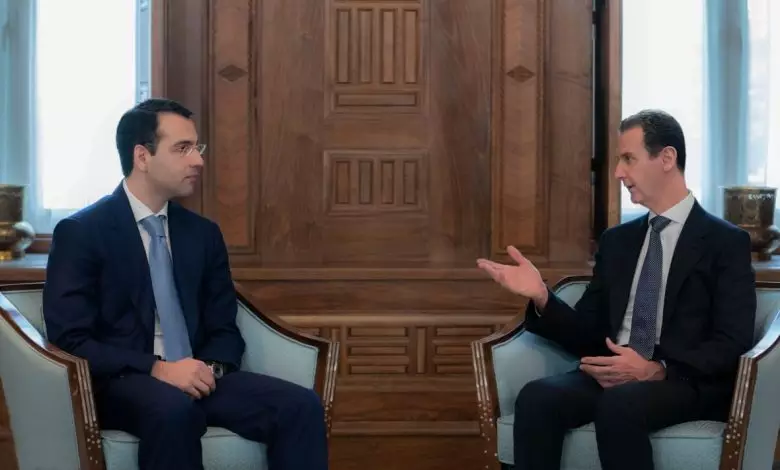 الرئيس الأسد يستقبل وزير خارجية جمهورية أبخازيا