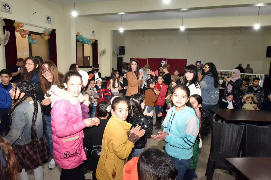 حفل ترفيهي للأطفال أبناء الشهداء في حمص 
