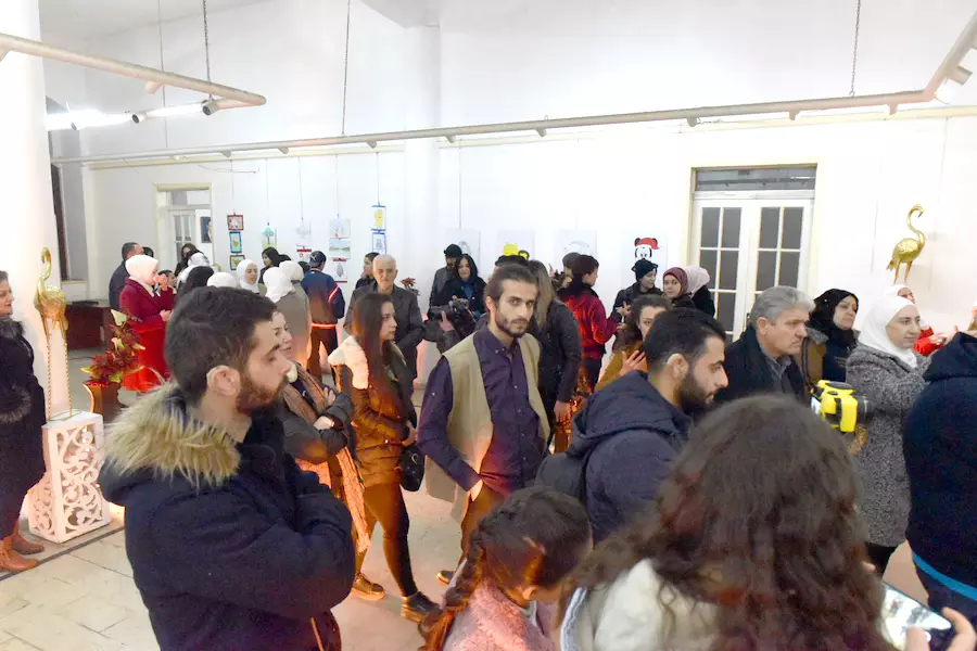 حكاية تحدي ـ معرض رسم للصم والبكم في حمص حمص 
