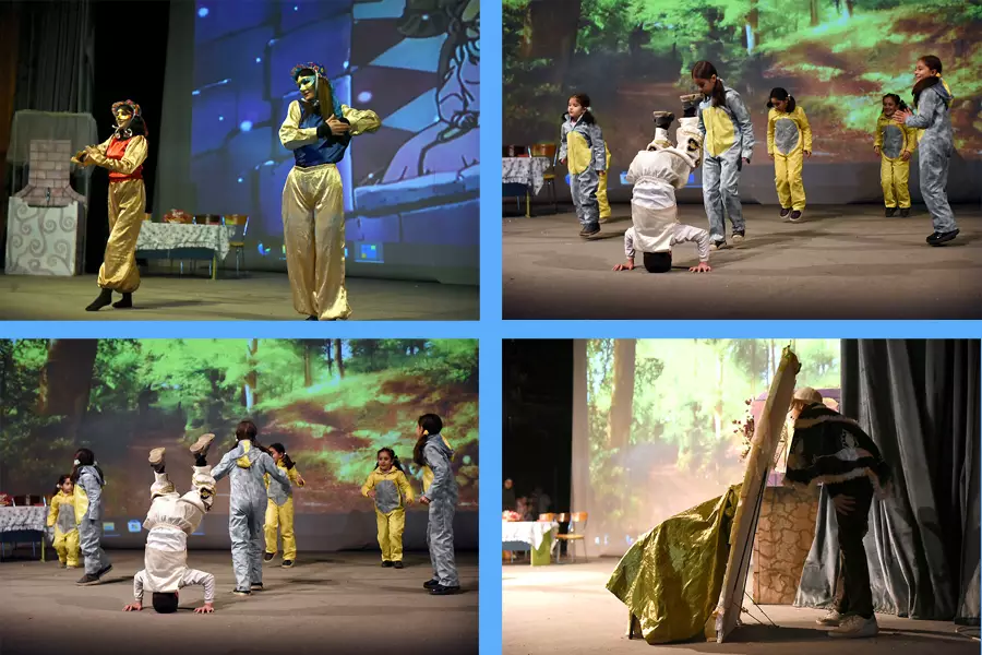 مسرحية(سنووايت و النت) لسحاب جحجاح، على خشبة ثقافي حمص