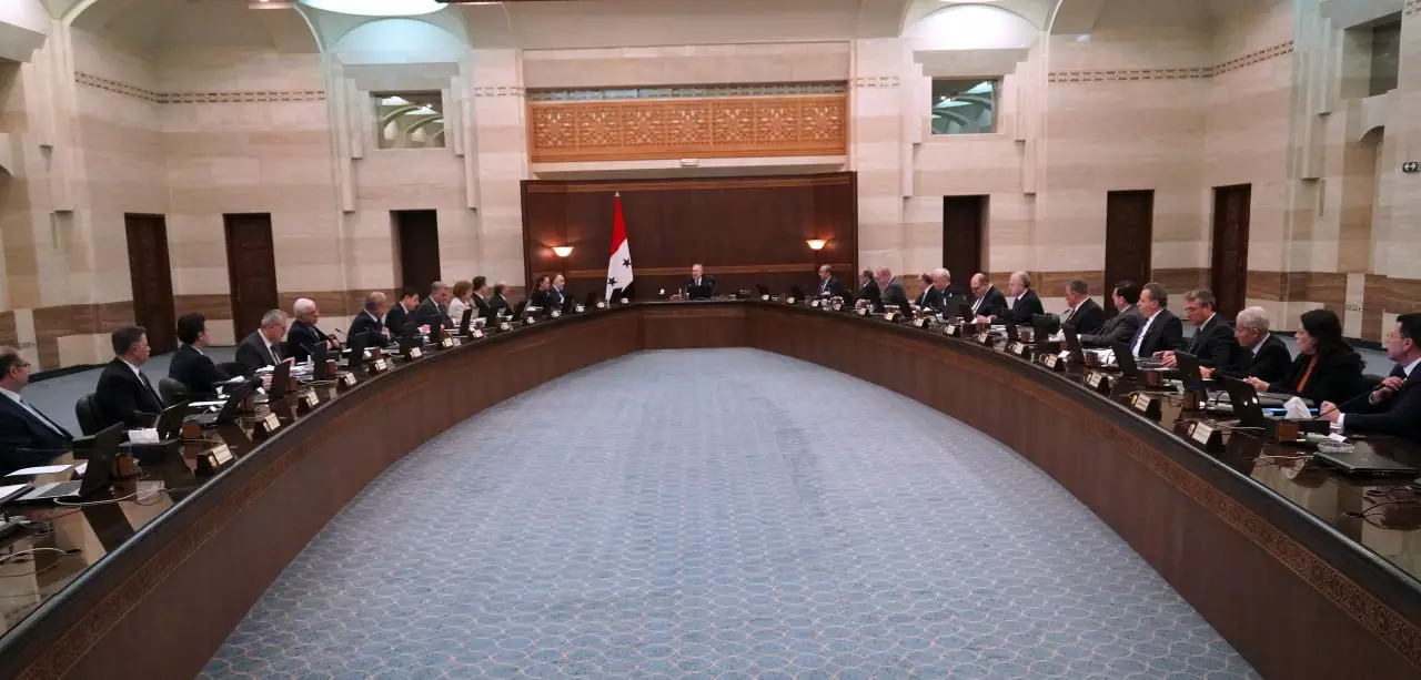 سورية ـ جلسة مجلس الوزراء 