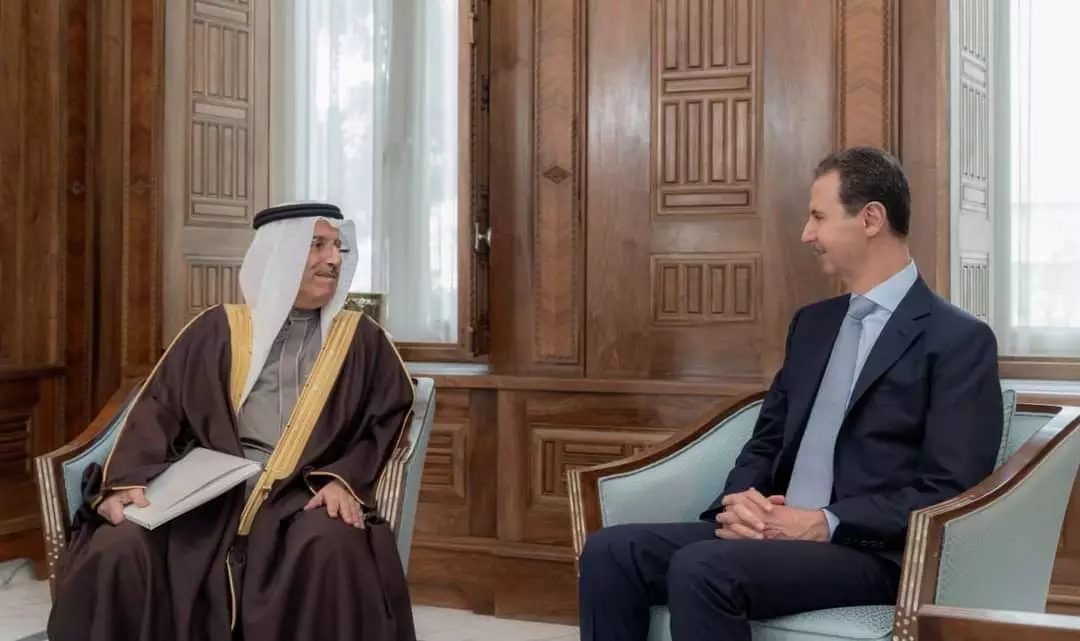 الرئيس الأسد يتسلم دحوة لحضور القمة في البحرين